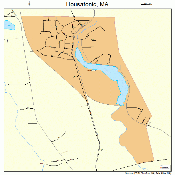 Housatonic, MA street map