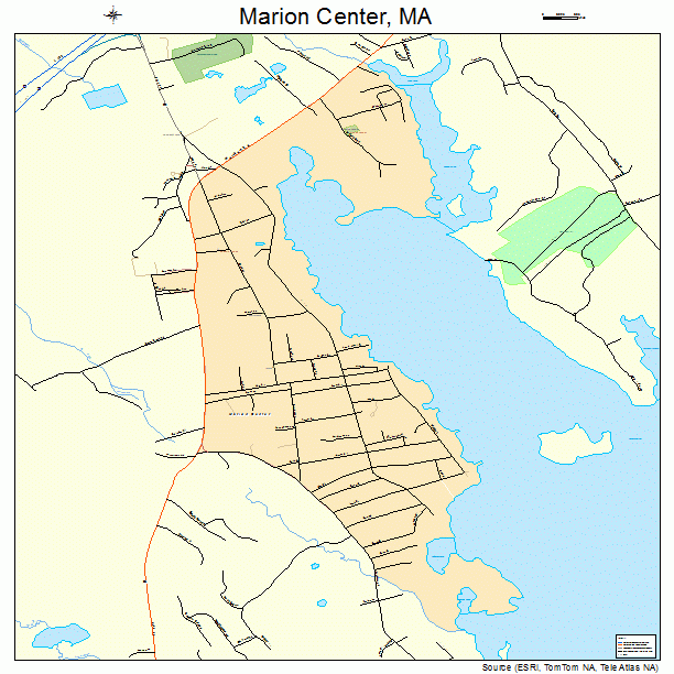 Marion Center, MA street map