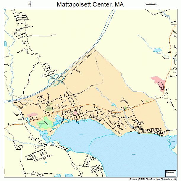 Mattapoisett Center, MA street map