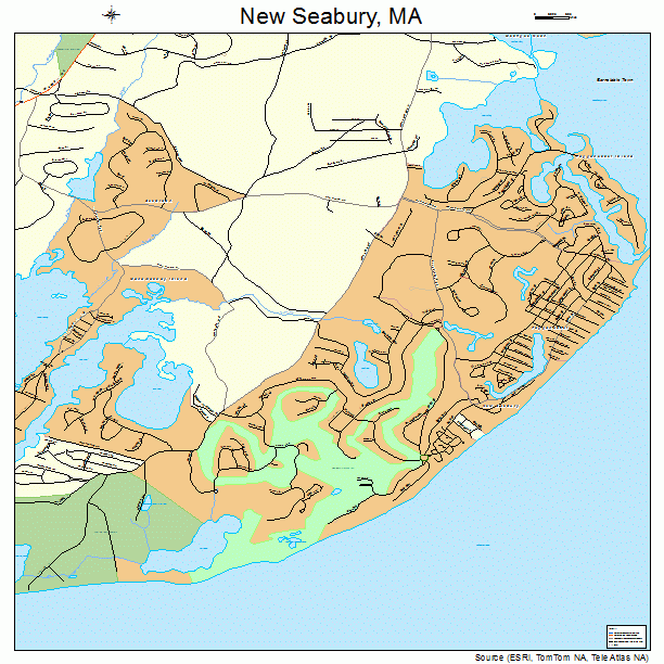 New Seabury, MA street map