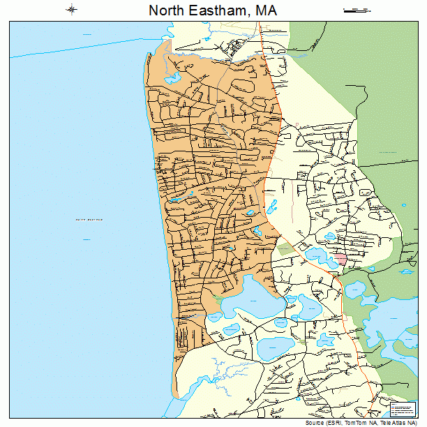 North Eastham, MA street map