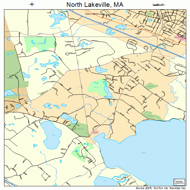 North Lakeville, MA street map