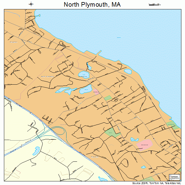 North Plymouth, MA street map