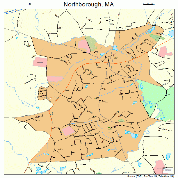 Northborough, MA street map