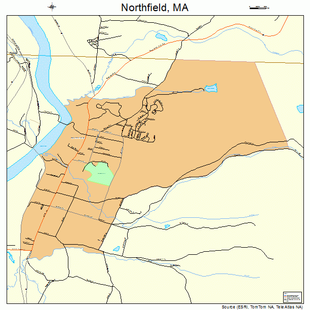 Northfield, MA street map