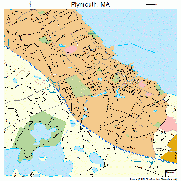 Plymouth, MA street map