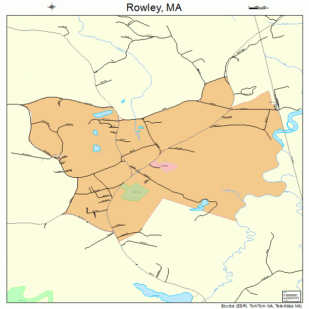 Rowley, MA street map