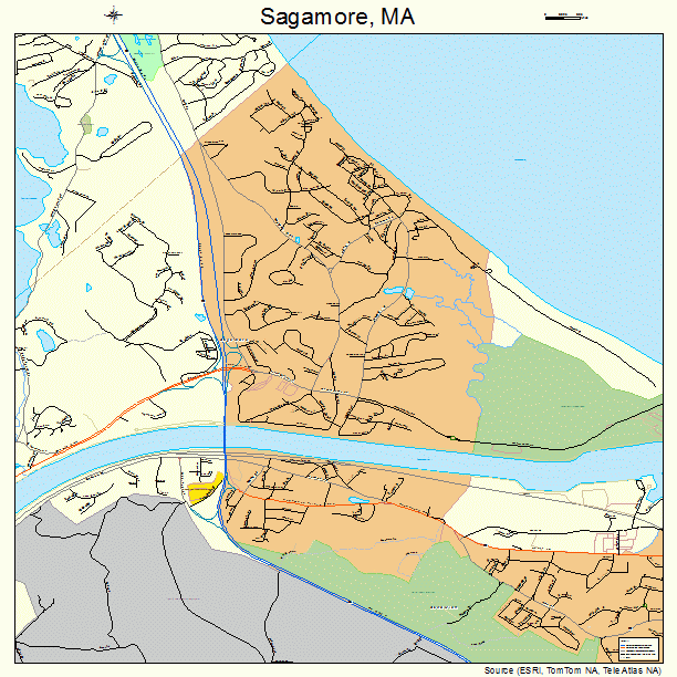 Sagamore, MA street map