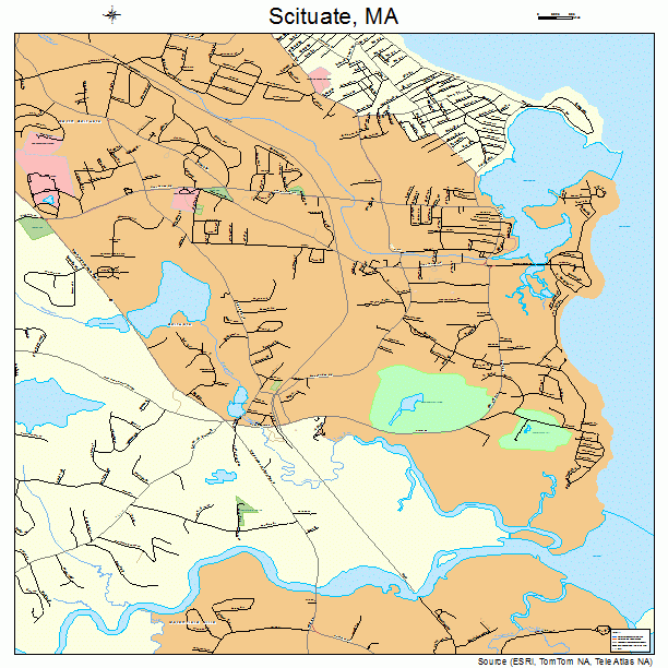 Scituate, MA street map