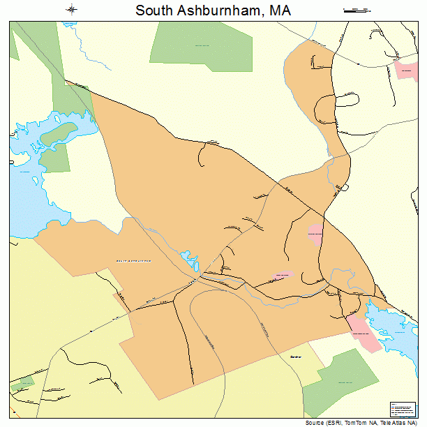 South Ashburnham, MA street map