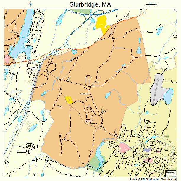Sturbridge, MA street map