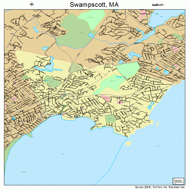 Swampscott, MA street map
