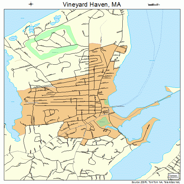 Vineyard Haven, MA street map