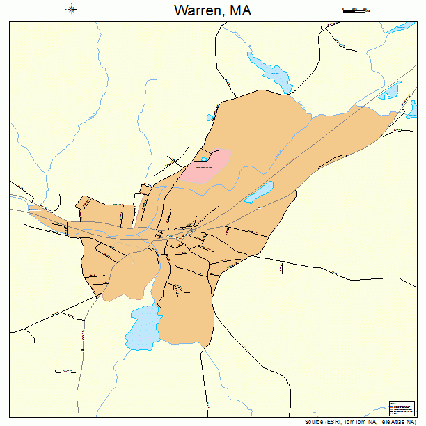 Warren, MA street map