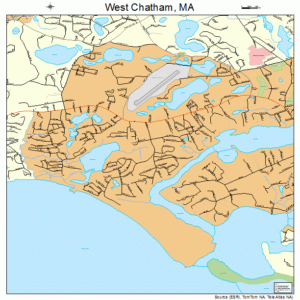 West Chatham, MA street map