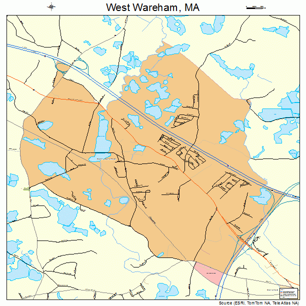 West Wareham, MA street map