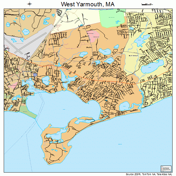 West Yarmouth, MA street map
