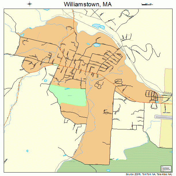 Williamstown, MA street map