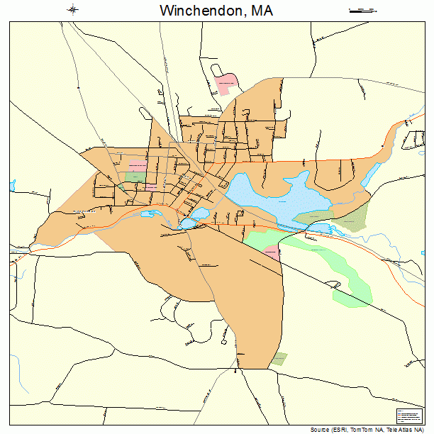 Winchendon, MA street map