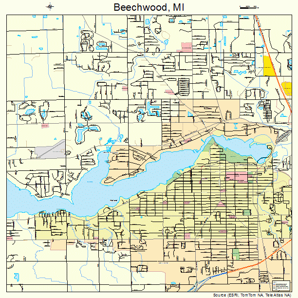 Beechwood, MI street map