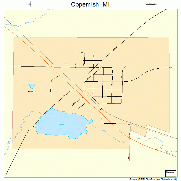 Copemish, MI street map