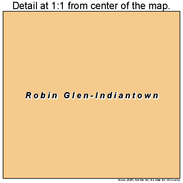 Robin Glen-Indiantown, Michigan road map detail