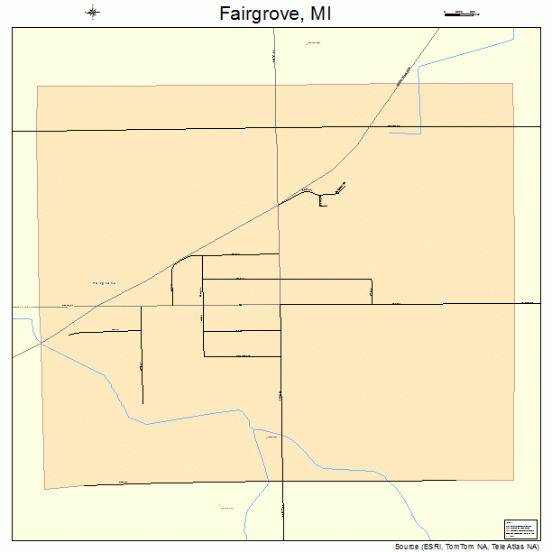 Fairgrove, MI street map