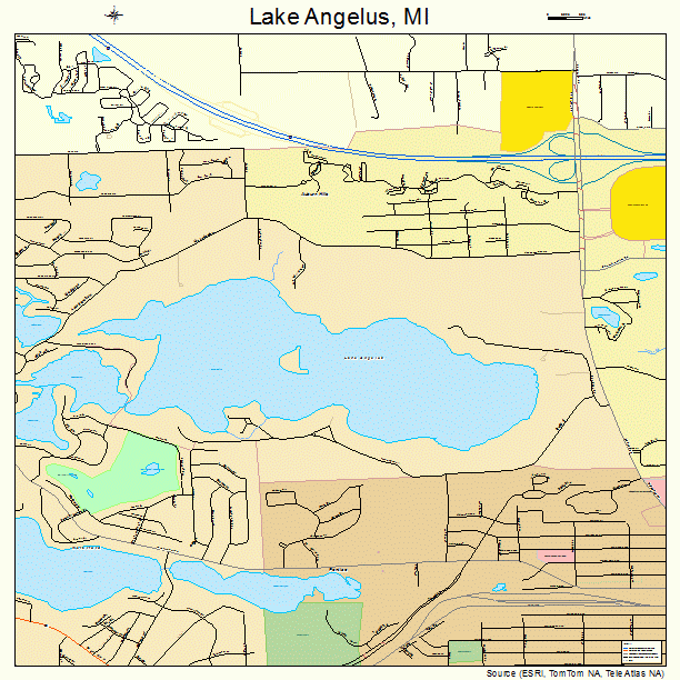 Lake Angelus, MI street map