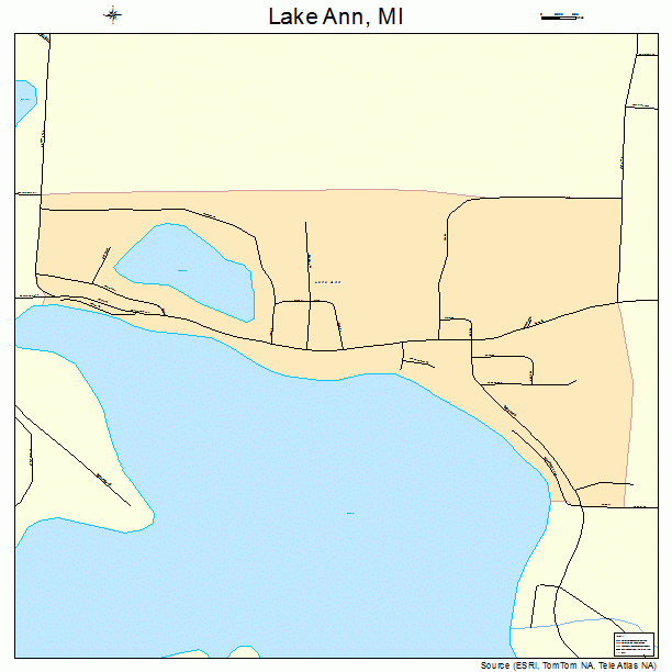 Lake Ann, MI street map
