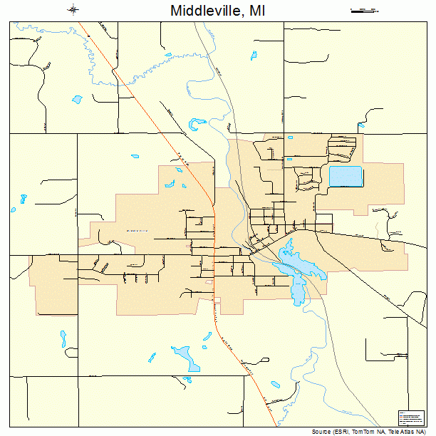 Middleville, MI street map