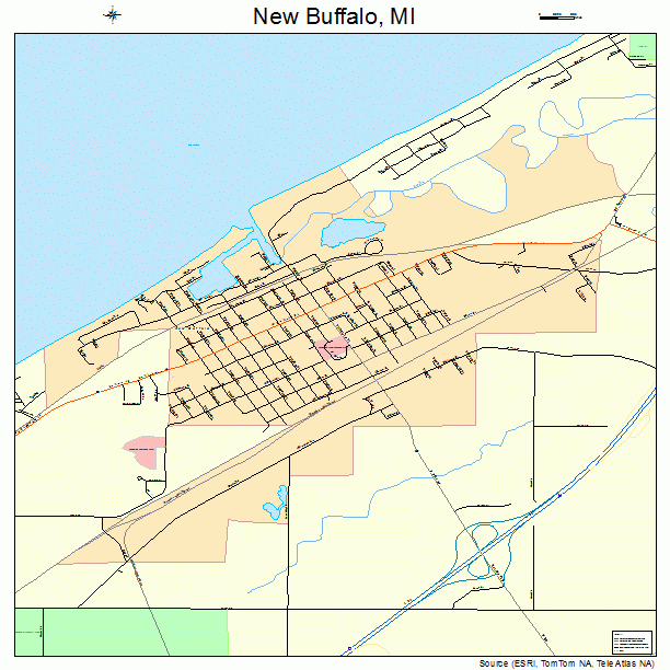 New Buffalo, MI street map