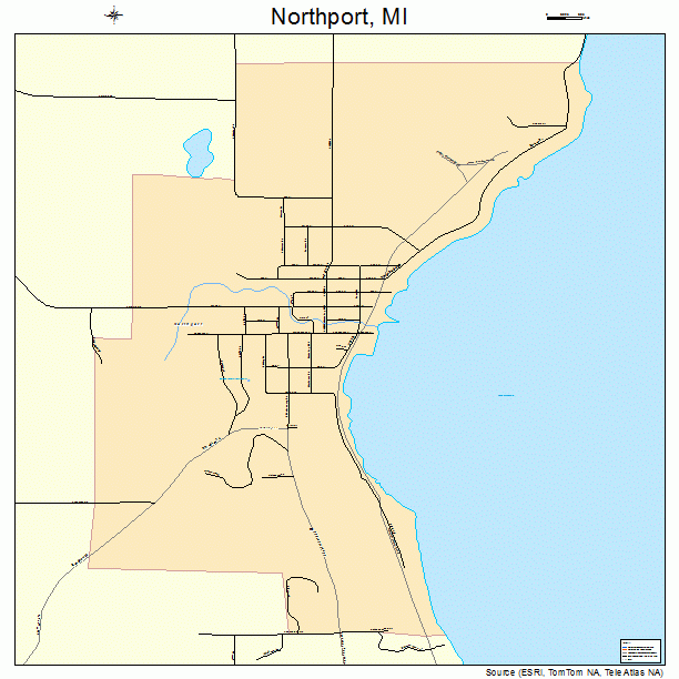 Northport, MI street map