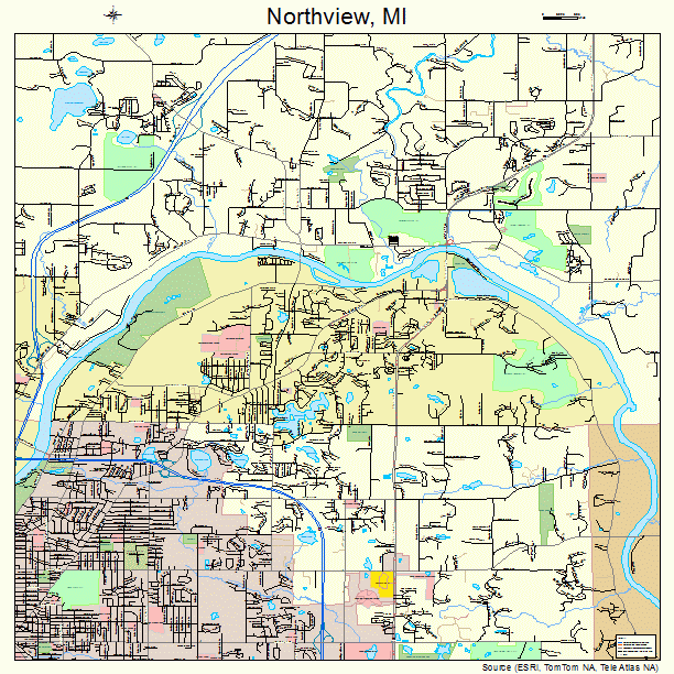 Northview, MI street map