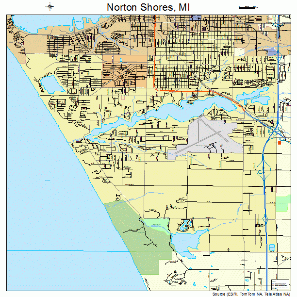 Norton Shores, MI street map