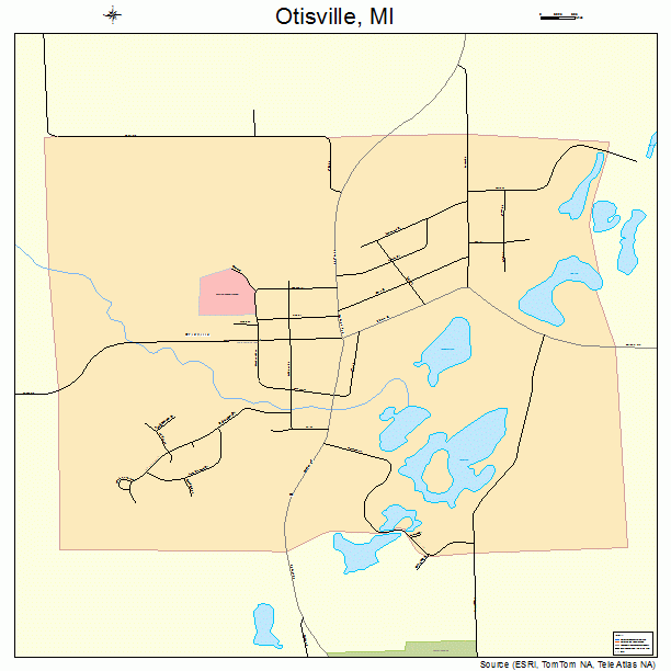 Otisville, MI street map