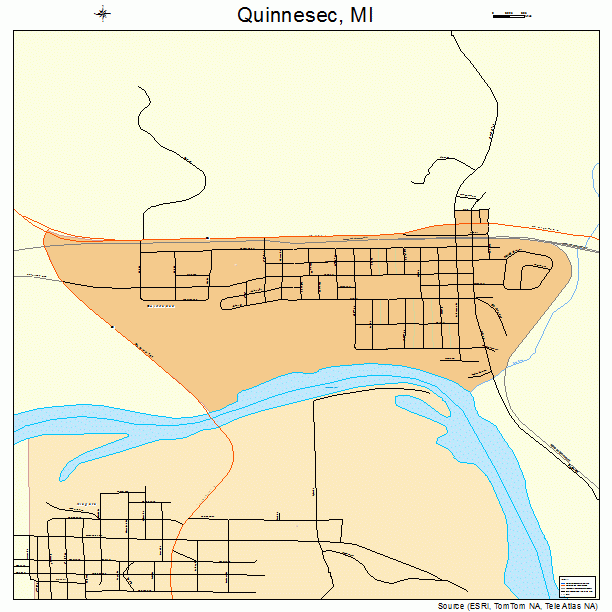 Quinnesec, MI street map