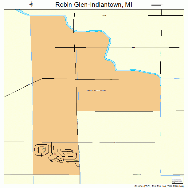 Robin Glen-Indiantown, MI street map