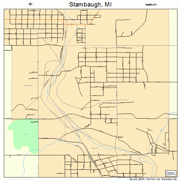 Stambaugh, MI street map