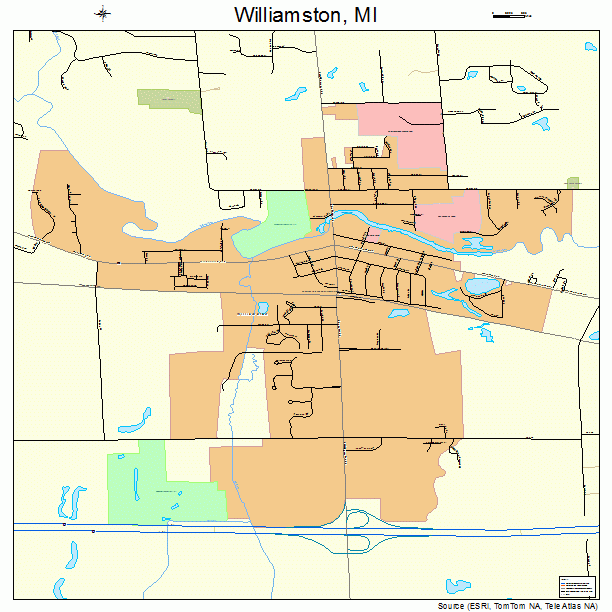 Williamston, MI street map