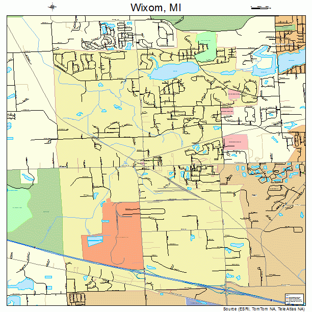 Wixom, MI street map