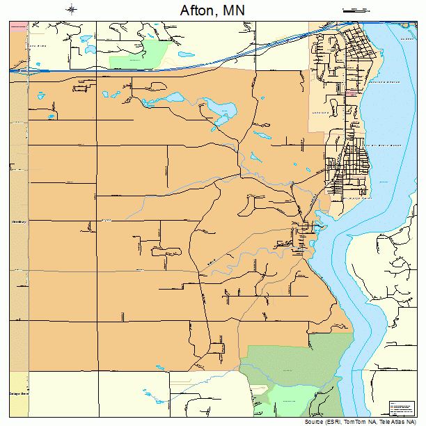 Afton, MN street map