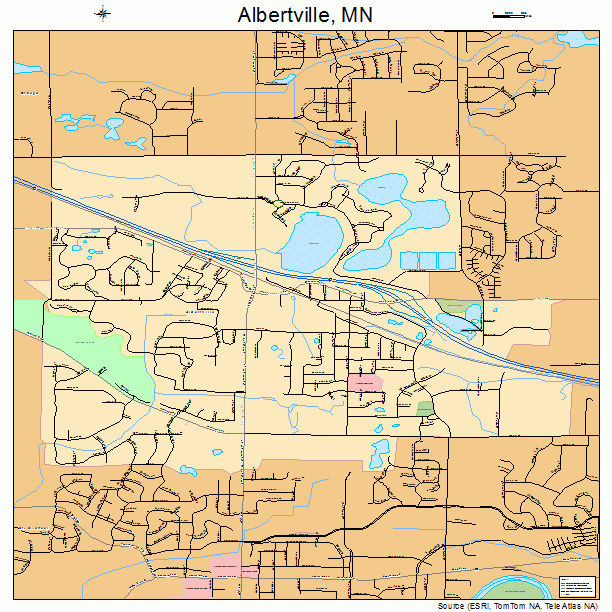 Albertville, MN street map