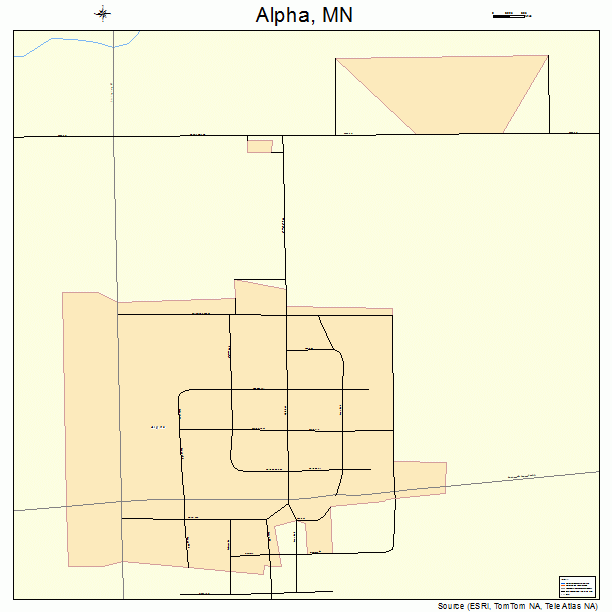 Alpha, MN street map