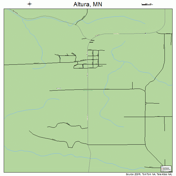Altura, MN street map