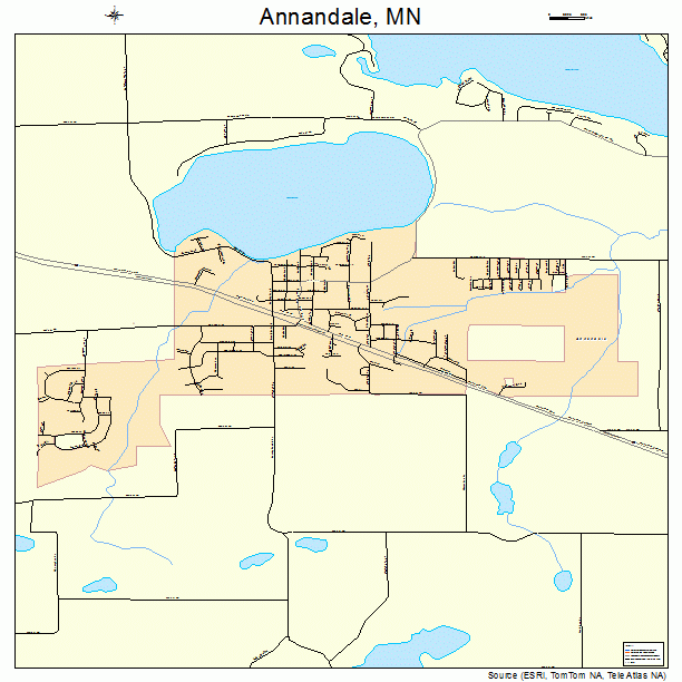 Annandale, MN street map