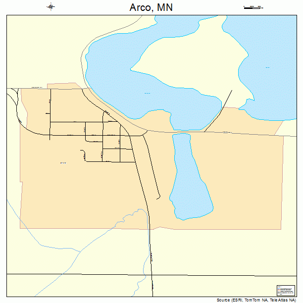 Arco, MN street map