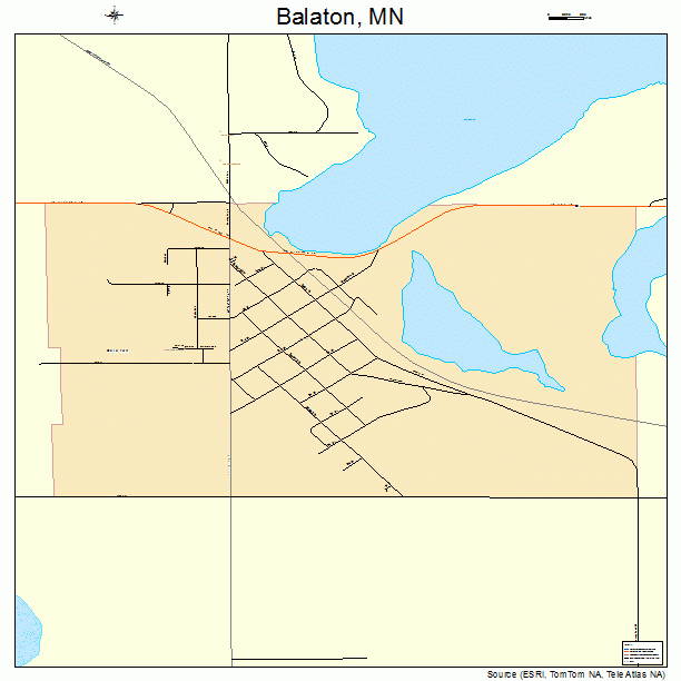 Balaton, MN street map