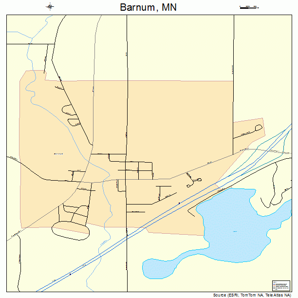 Barnum, MN street map