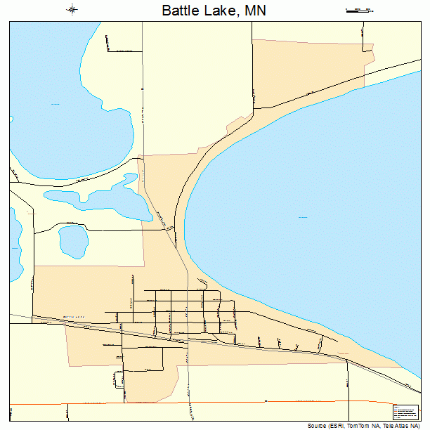 Battle Lake, MN street map