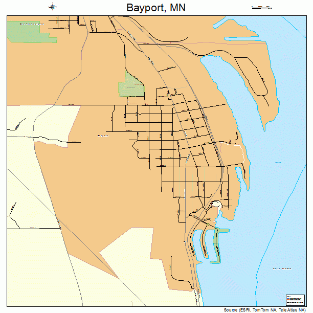 Bayport, MN street map
